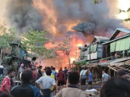 Un’esplosione in un edificio pieno di esplosivi in Myanmar ha ucciso oltre 50 persone