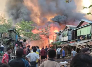 Un’esplosione in un edificio pieno di esplosivi in Myanmar ha ucciso oltre 50 persone