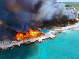 Resort in fiamme nella Repubblica Dominicana: morta una turista italiana, 1.700 gli evacuati Resort Incendio - Photo Credits La Stampa (modificato con Canva)