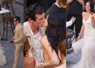 Dua Lipa è radiosa nell’abito di Bottega Veneta protagonista a Palermo