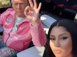 I surreali auguri social di Nicki Minaj a Donald Trump per il suo compleanno (e nel post compaiono anche Elon Musk e Sydney Sweeney)