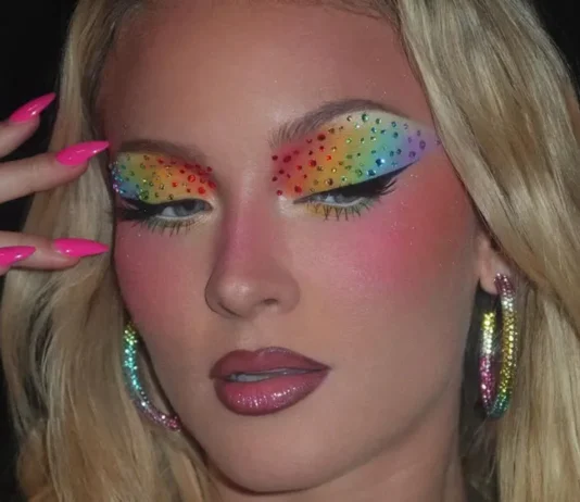 Il Pride si indossa anche con il make-up: l’arcobaleno resta ancora il protagonista assoluto
