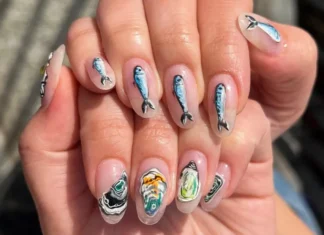 Addio glazed nails: quest’estate le unghie sembrano uscite da un buffet di pesce, e sono le seafood buffet nails