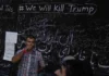 Minacce a Trump durante i funerali di Khamenei