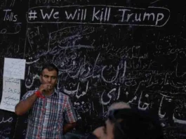 Minacce a Trump durante i funerali di Khamenei