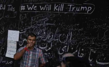 Minacce a Trump durante i funerali di Khamenei