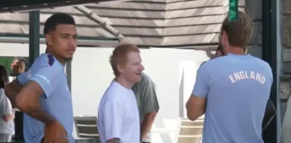 Ed Sheeran ha fatto visita alla nazionale inglese: «Chiunque può vincere, e credo che saremo noi»