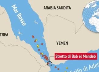 6 navi costrette a invertire rotta nel Mar Rosso dopo le minacce dei ribelli Houthi dello Yemen