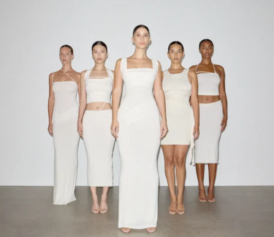 Skims incontra Vettese: la nuova capsule scultorea trasforma i basic second skin in veri look da passerella
