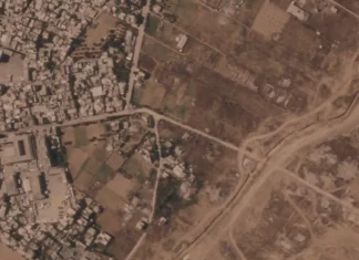 Israele sta costruendo una barriera di terra lunga chilometri all’interno di Gaza