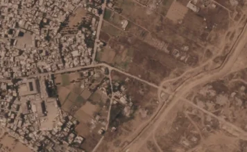 Israele sta costruendo una barriera di terra lunga chilometri all’interno di Gaza